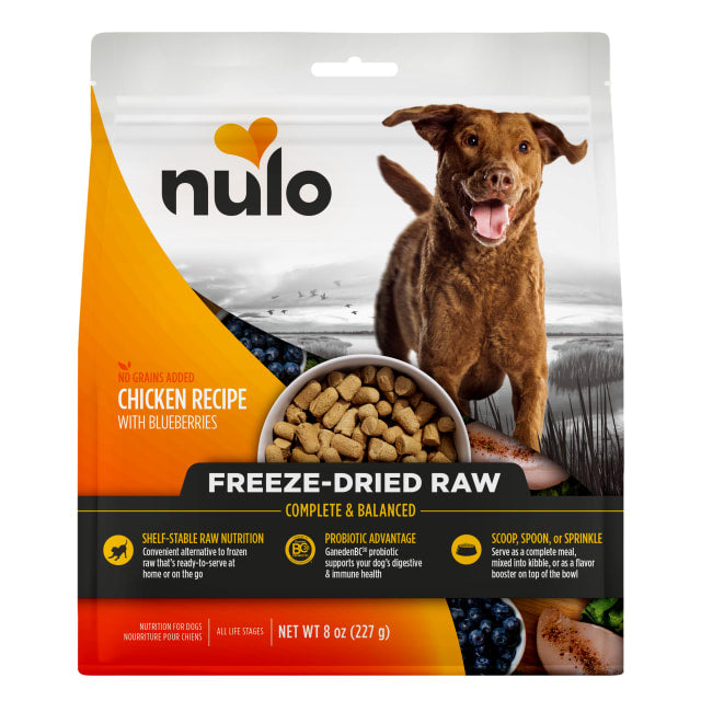 NULO FRZ DRY CHKN/BLBRY 8oz