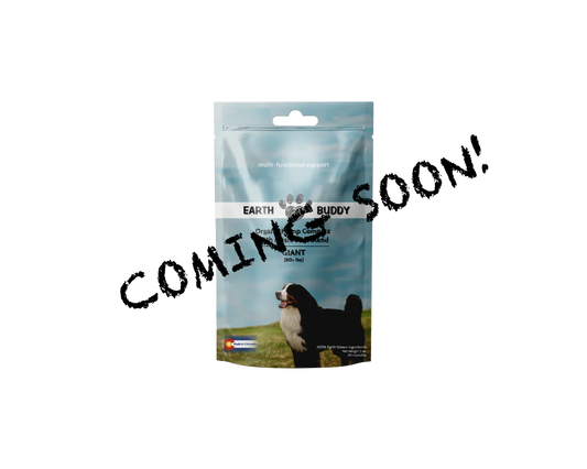 Earth Buddy Organic Hemp Complex for Giant Dogs, Coming Soon!